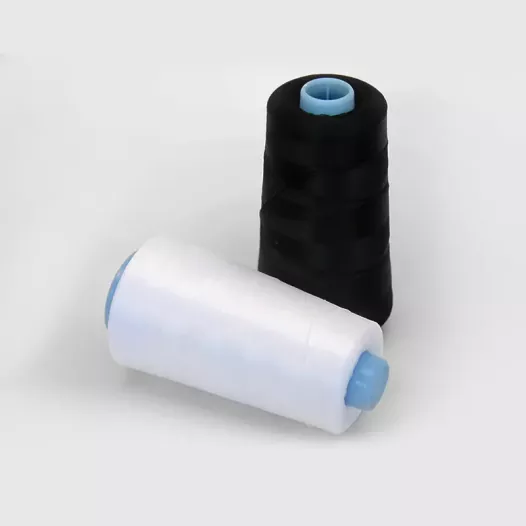 Fil de polyester texturé au toucher doux pour la peau